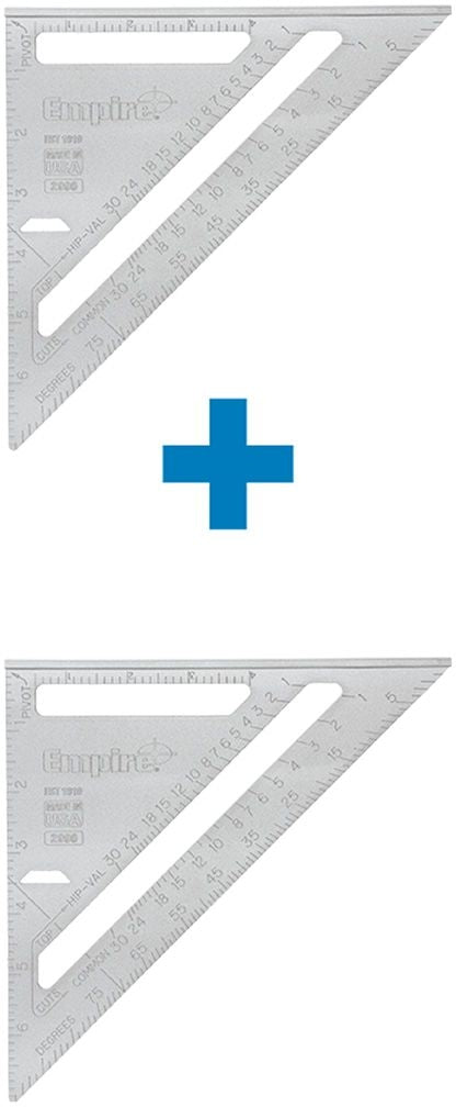 Empire 2990 7-in. Magnum Fat Boy Aluminum Rafter Square