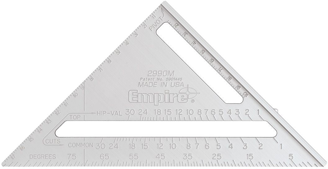 Empire 2990 7-in. Magnum Fat Boy Aluminum Rafter Square