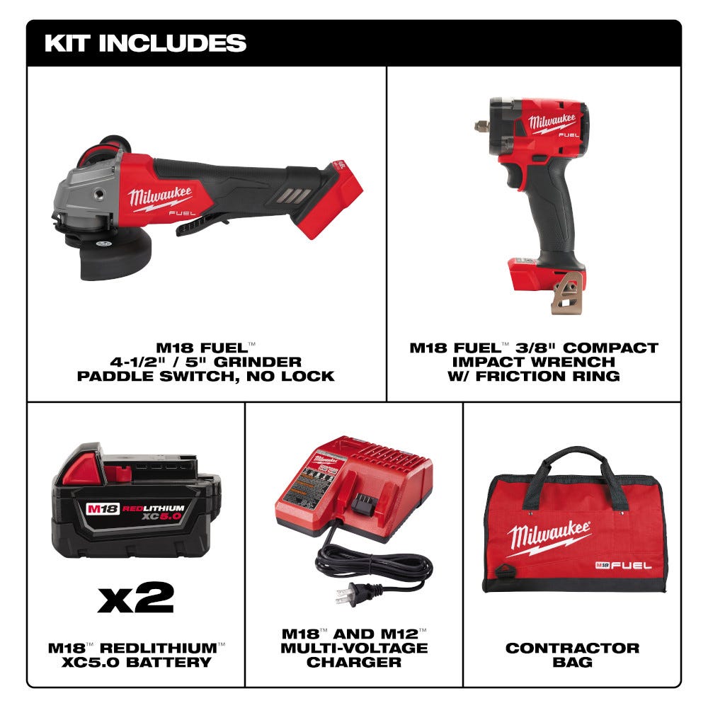 Milwaukee 2991-22 M18 FUEL 2-Tool Combo Kit