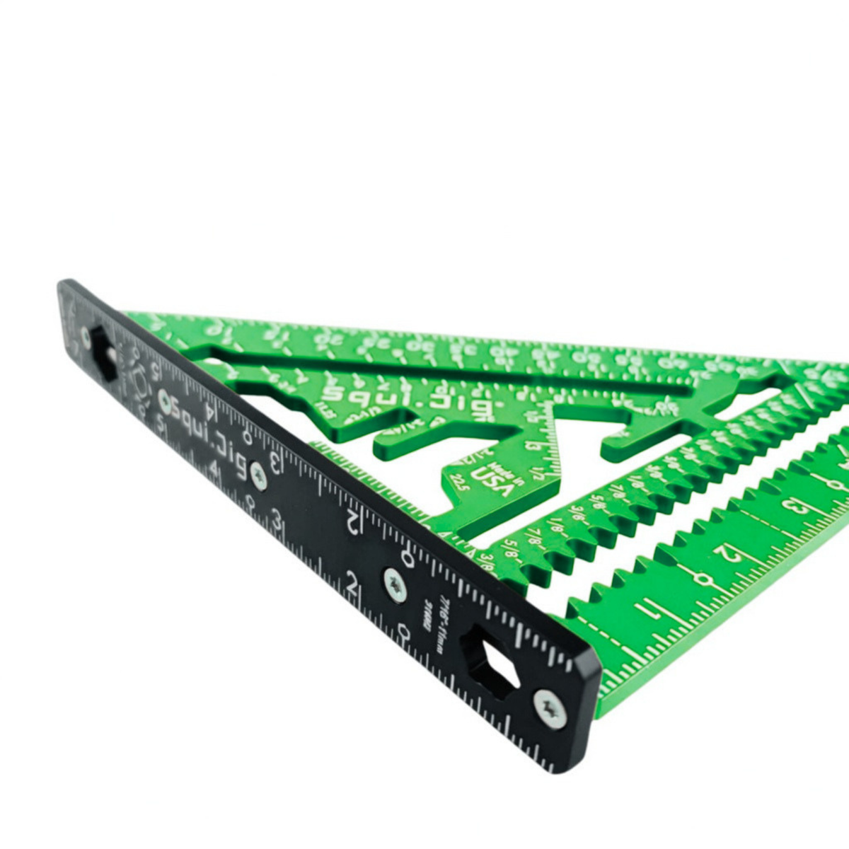 SquiJig Fusion Pro 7.5-in. Rafter Square w/ 3/16-in. Heel, Green, image 2