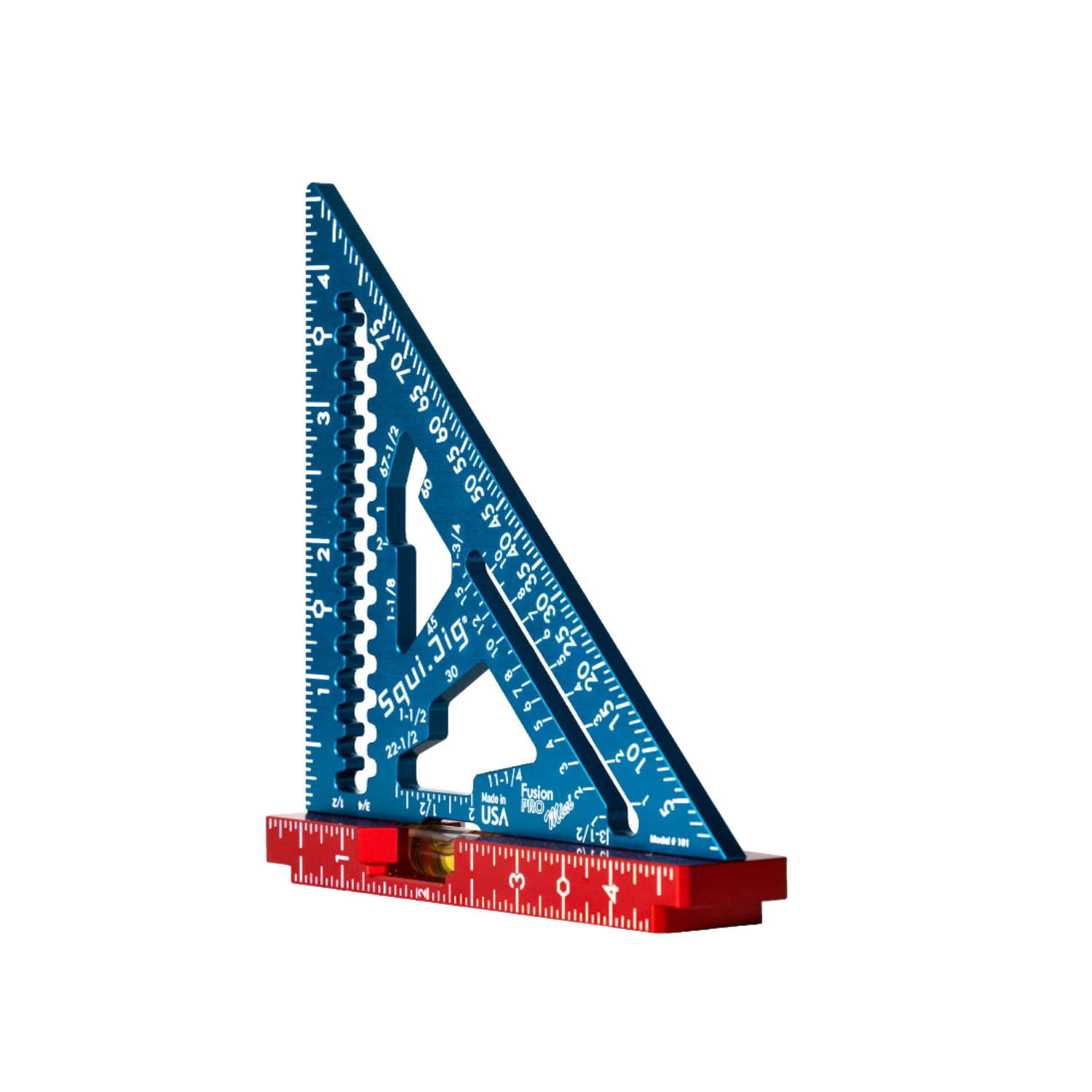 SquiJig 4.5" Mini Pro Square, Red/White/Blue