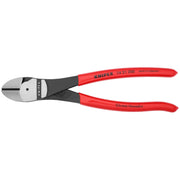 Knipex 74 21 200 SBA 8-in. high leverage 12 degree angled diagonal cutters