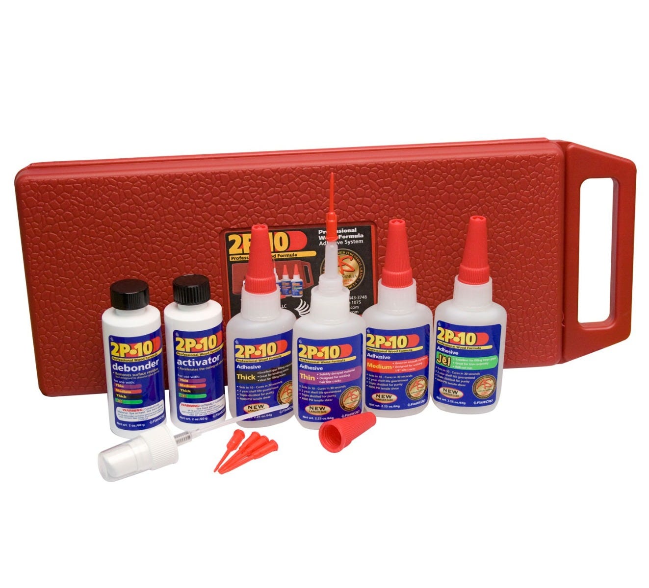 Fastcap 2P-10 Adhesive Kit, 6-Pack, 2-oz. Bottles