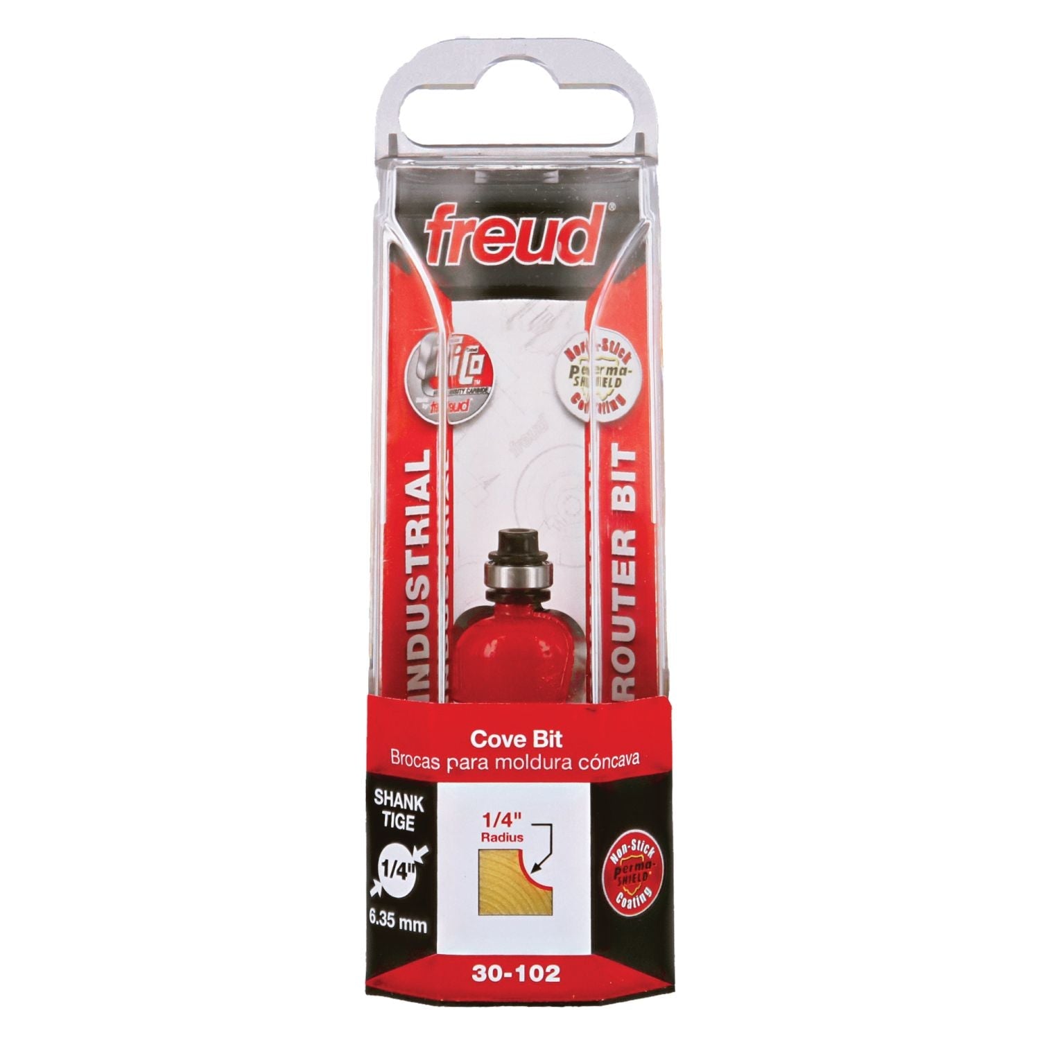Freud 30-102 1/4-Inch Radius Cove Router Bit