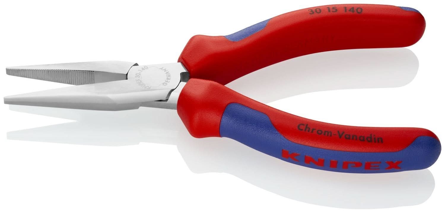 Knipex 30 15 140 Long Nose Pliers-Flat Tips