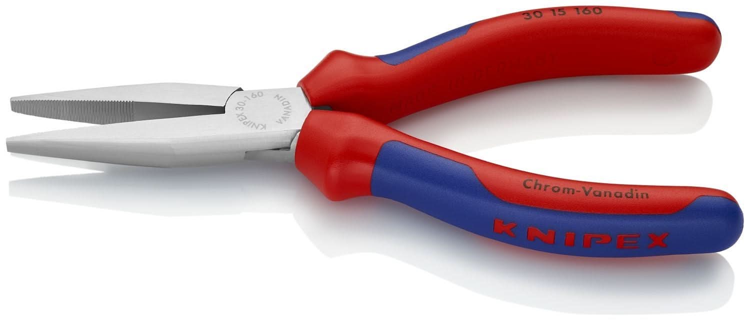 Knipex 30 15 160 Long Nose Pliers-Flat Tips