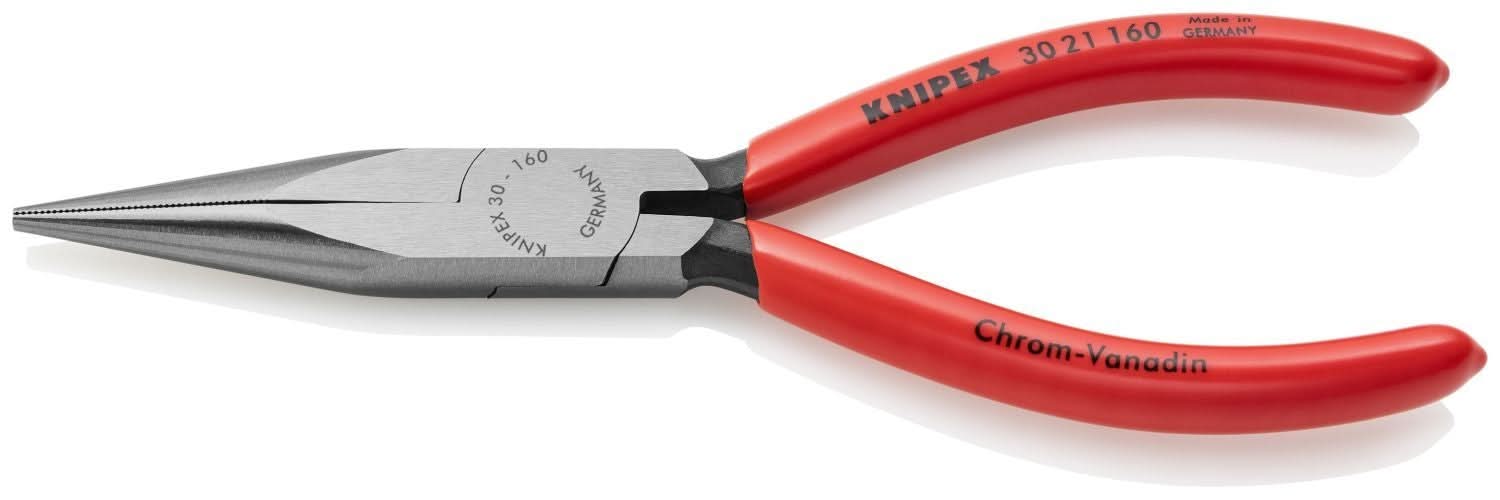Knipex 30 21 160 Long Nose Pliers-Half Round Tips