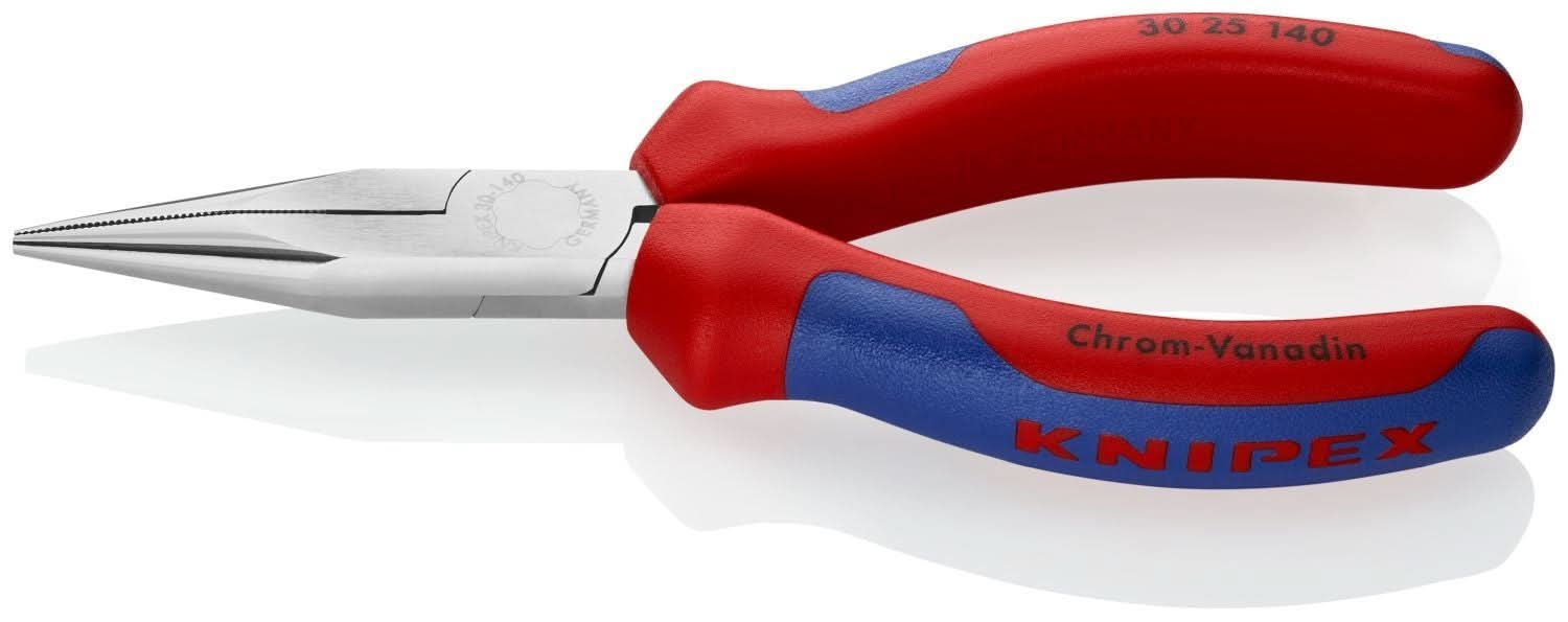 Knipex 30 25 140 Long Nose Pliers-Half Round Tips