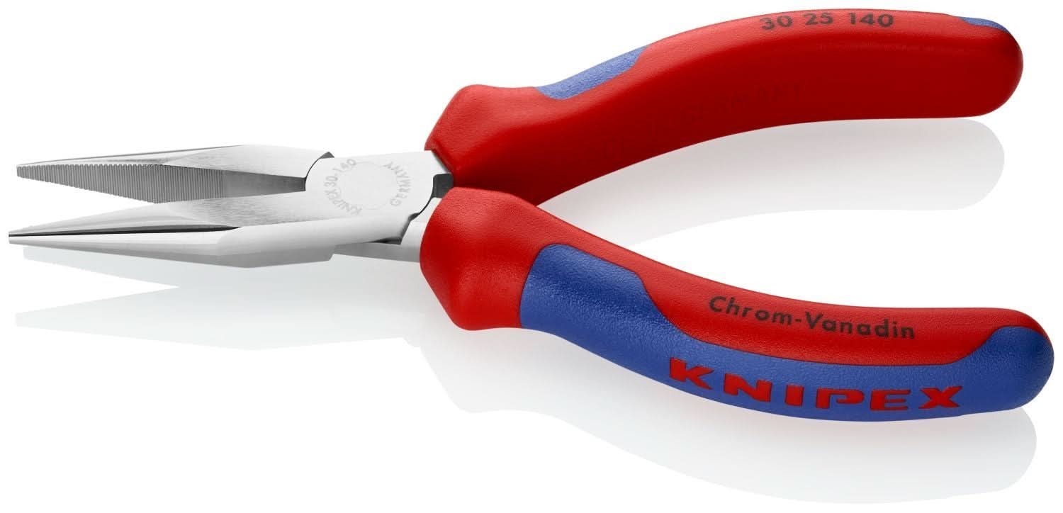 Knipex 30 25 140 Long Nose Pliers-Half Round Tips