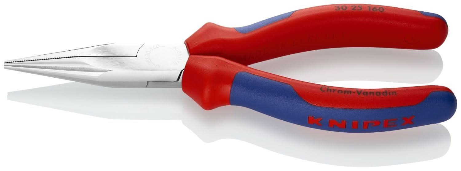 Knipex 30 25 160 Long Nose Pliers-Half Round Tips