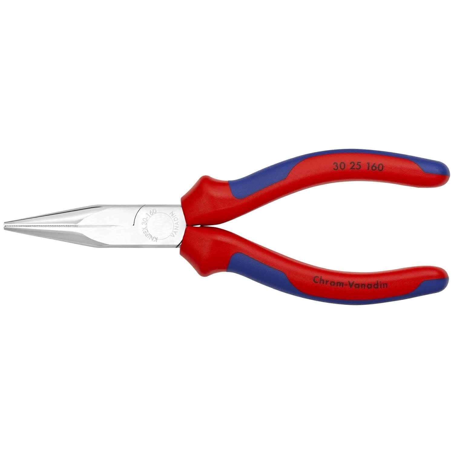 Knipex 30 25 160 Long Nose Pliers-Half Round Tips