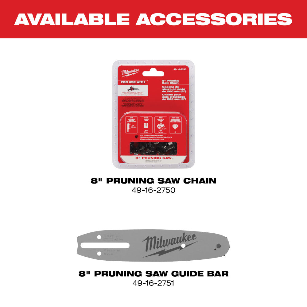 Milwaukee 3004-21P M18 FUEL HATCHET 8" Pruning Saw Kit