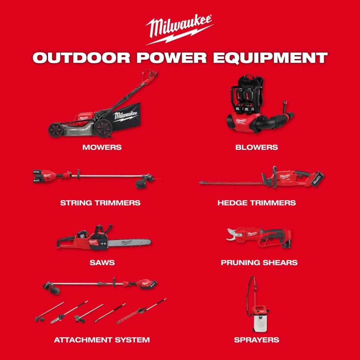 Milwaukee 3008-21 M18 Brushless Telescoping Pole Pruning Shears Kit