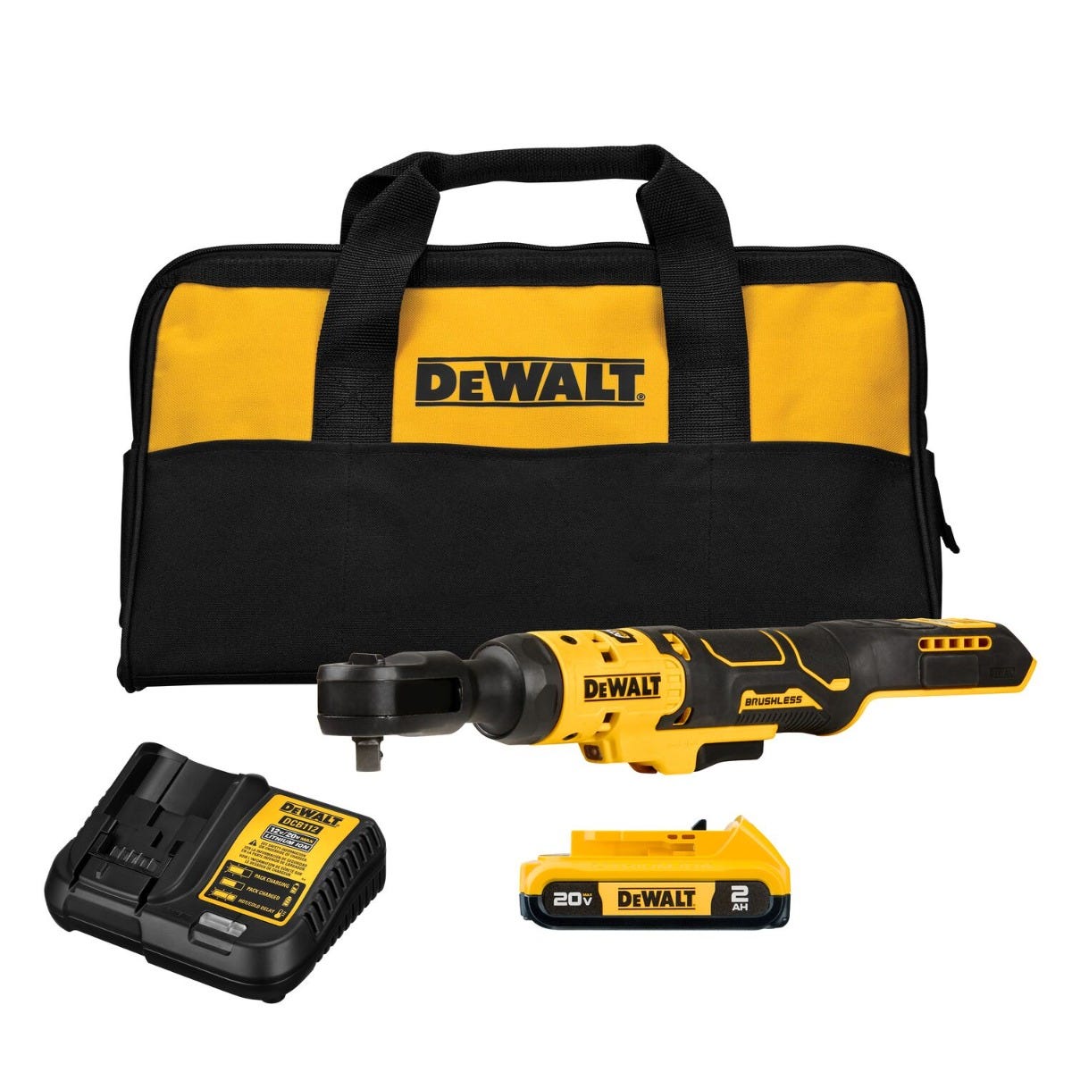 DeWALT DCF513D1 ATOMIC 20V MAX Brushless Cordless 3/8-in. Ratchet Kit