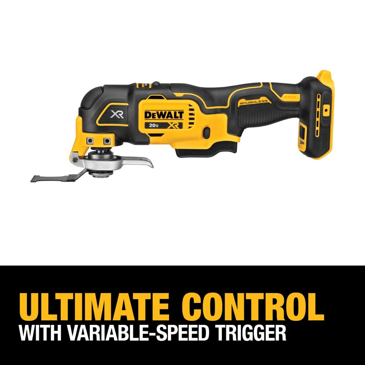 DeWalt DCS356 20V MAX XR Brushless Cordless 3-Speed Oscillating Multi-Tool 5.0Ah Kit