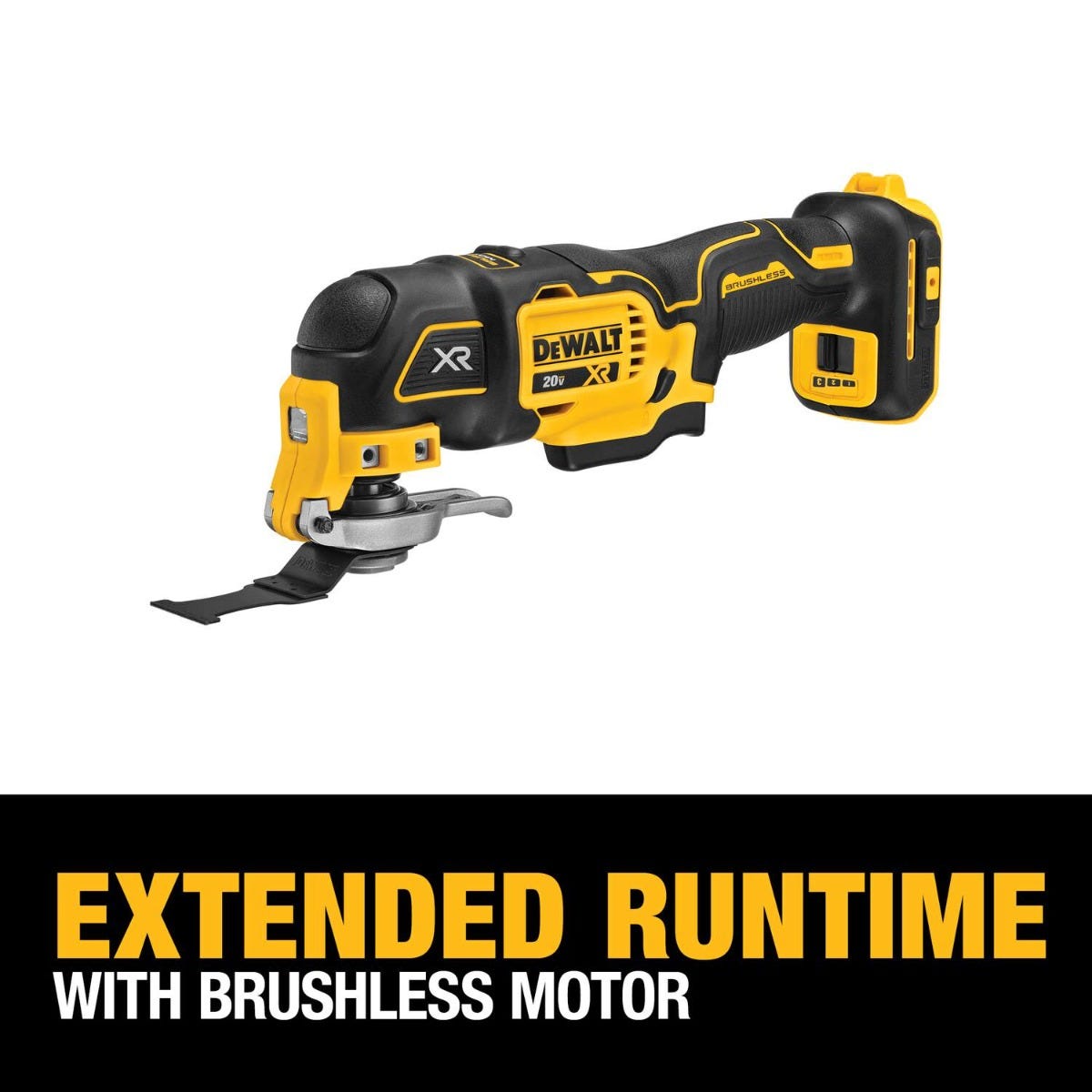 DeWalt DCS356 20V MAX XR Brushless Cordless 3-Speed Oscillating Multi-Tool 5.0Ah Kit