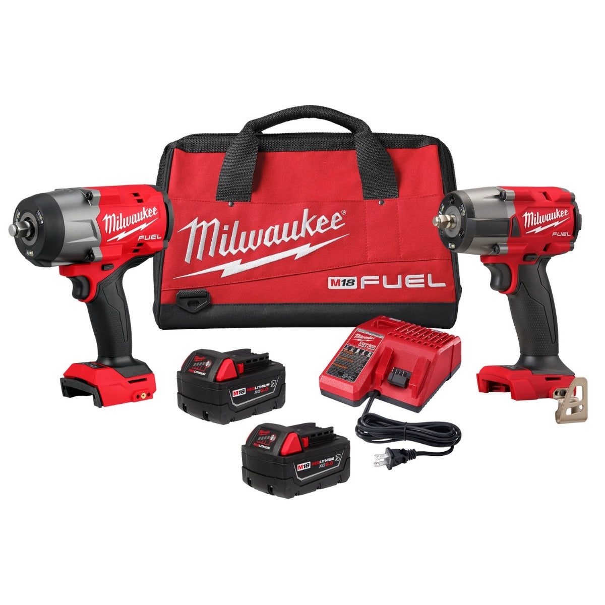 Milwaukee 3010-22  M18 FUEL 1/2" HTIW & 3/8" MTIW Automotive Combo Kit