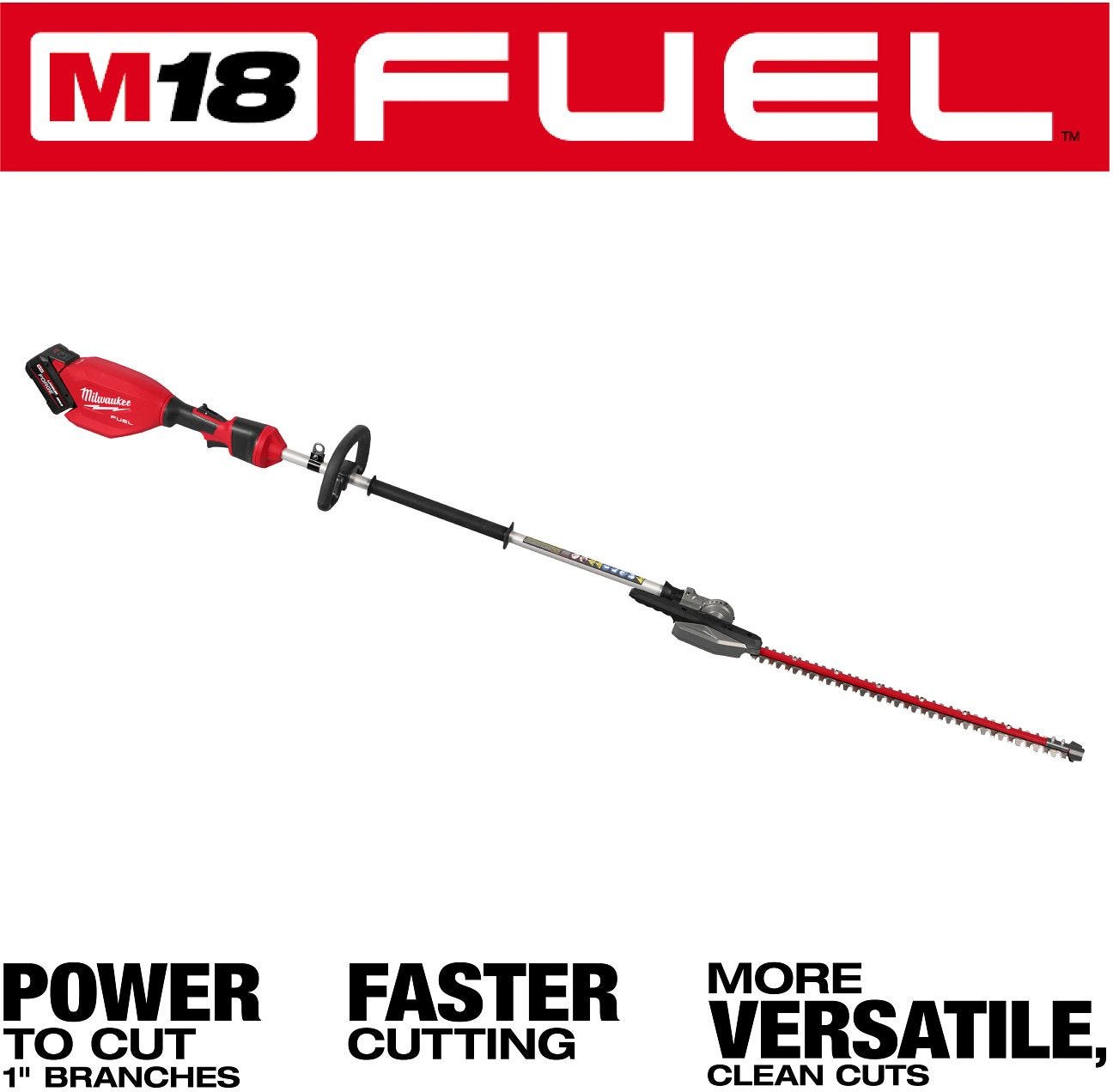 Milwaukee 3012-21 M18 FUEL Pole Articulating Hedge Trimmer 8.0Ah Kit