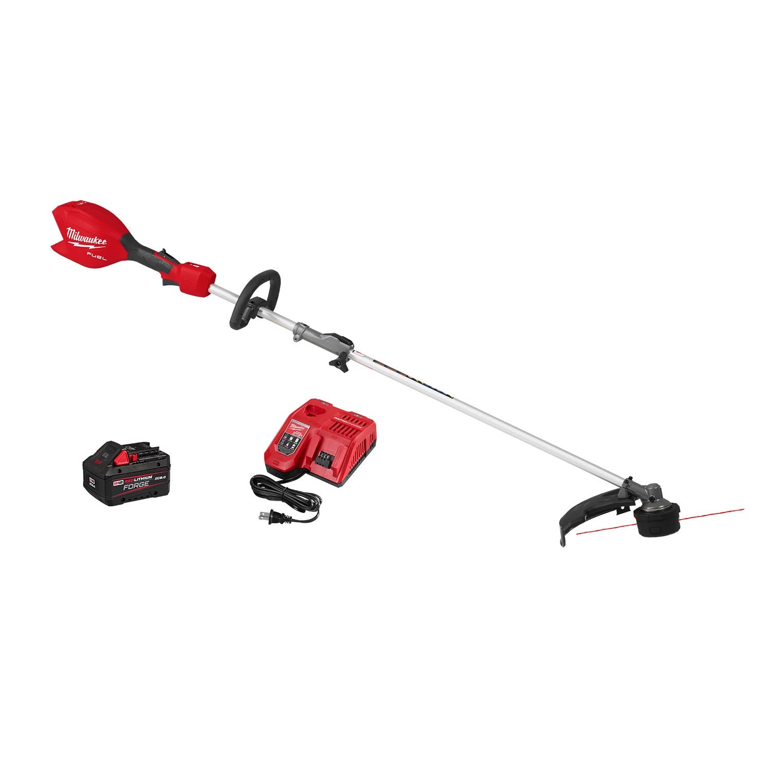 Milwaukee 3016-21ST M18 FUEL QUIK-LOK Power Head 8.0Ah Kit w/ String Trimmer Attachment