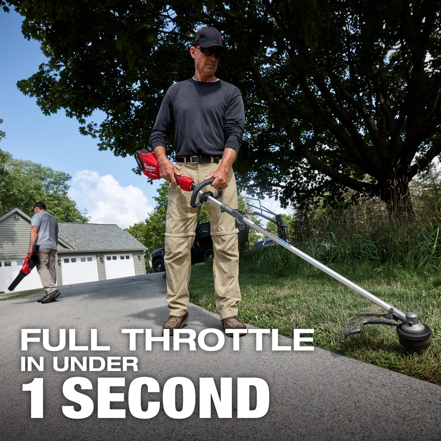 Milwaukee 3016-21ST M18 FUEL QUIK-LOK Power Head 8.0Ah Kit w/ String Trimmer Attachment