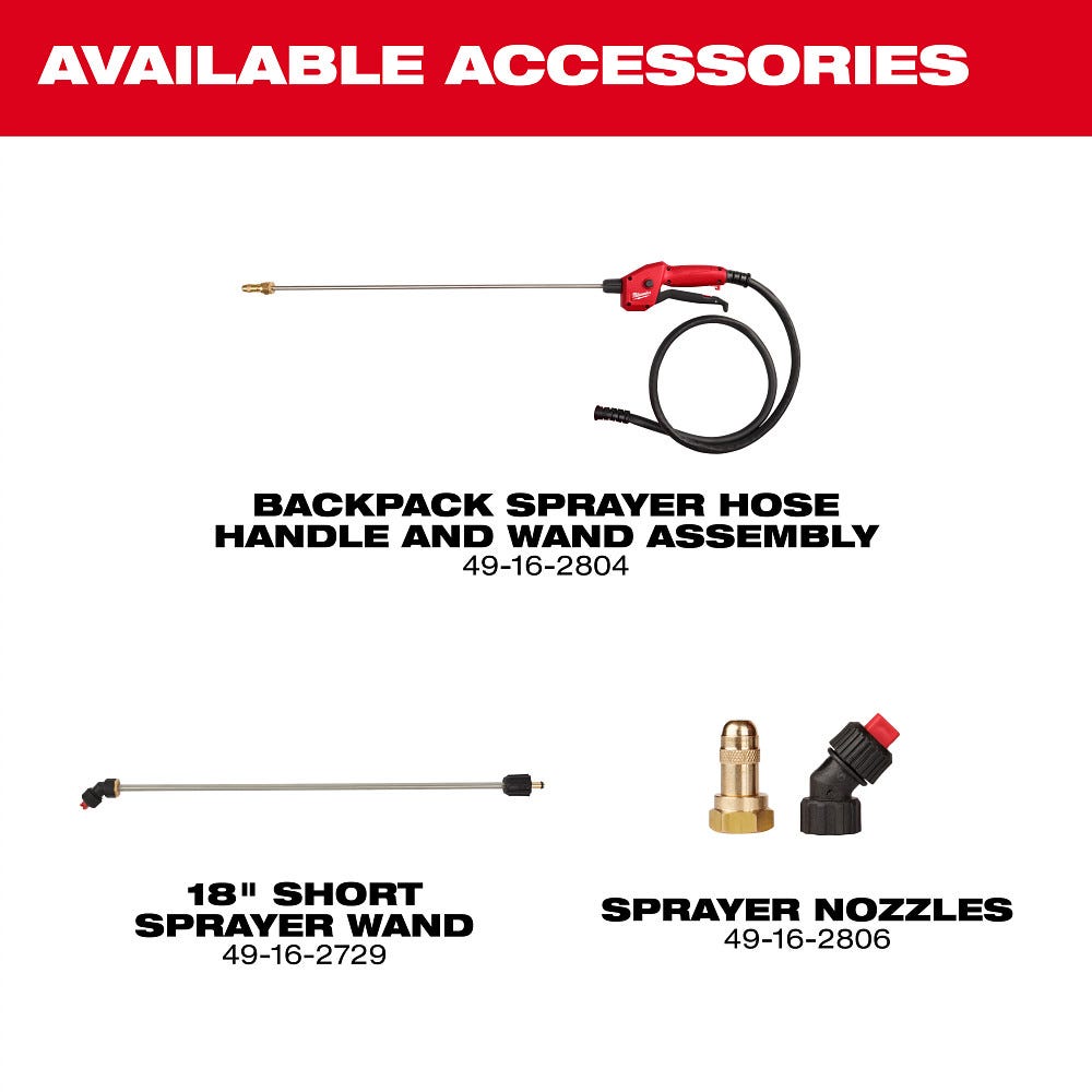 Milwaukee 3019-21PS M18 4-Gallon Backpack Sprayer w/ SWITCH TANK (Kit)