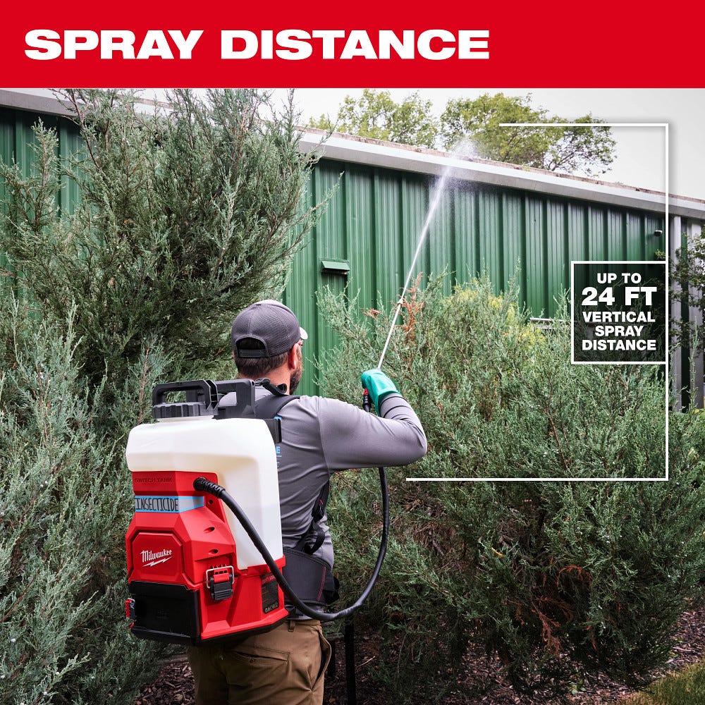 Milwaukee 3019-21PS M18 4-Gallon Backpack Sprayer w/ SWITCH TANK (Kit)