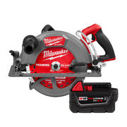 Milwaukee M18 FUEL 10-1/4-in. Rear Handle Circular Saw (3026-20) w/ M18 REDLITHIUM XC5.0 Oil & Solvent Resistant Battery