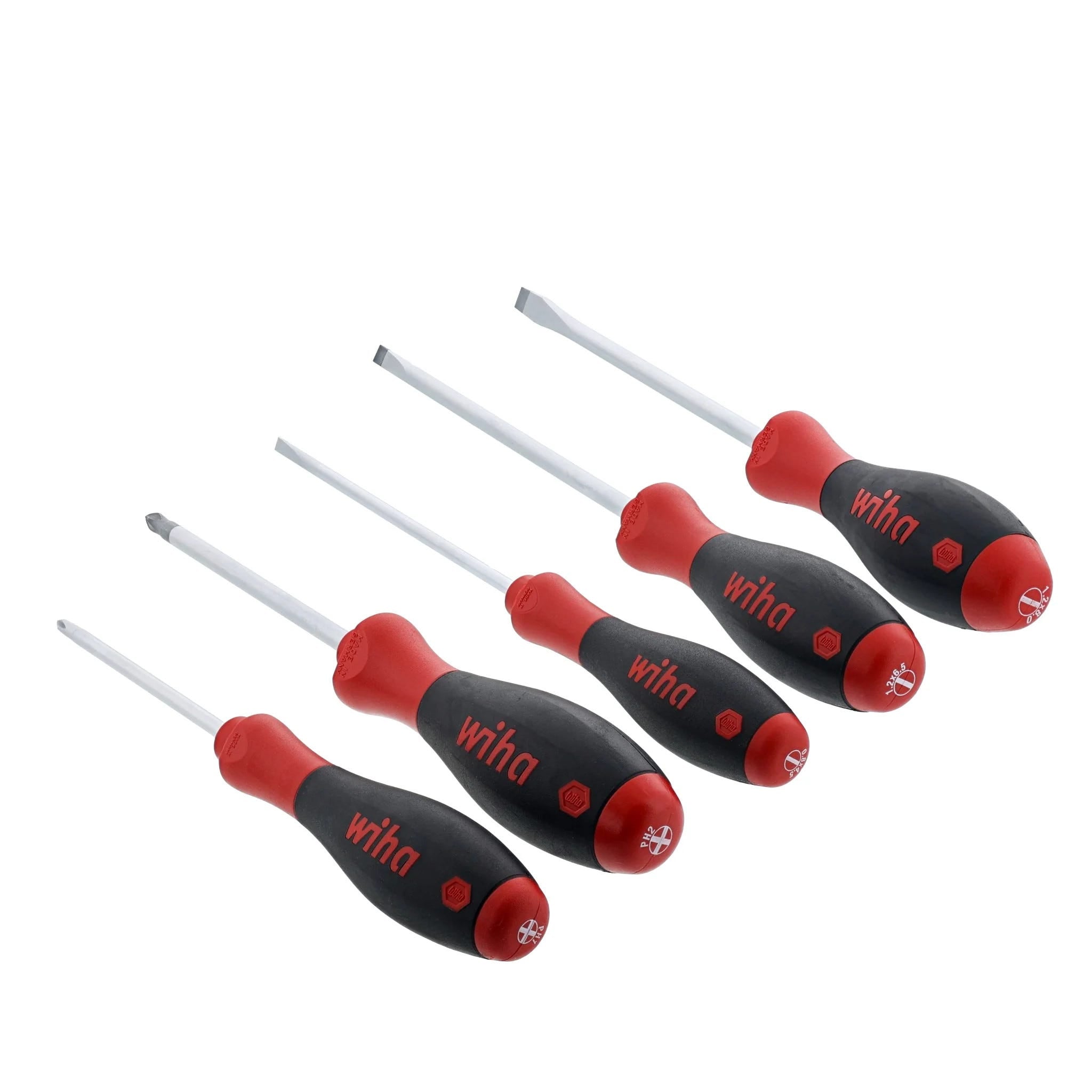 Wiha 30277 5-Piece SoftFinish Screwdriver Set