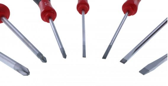 Wiha 30278 7-Piece SoftFinish Slotted And Phillips Screwdriver Set
