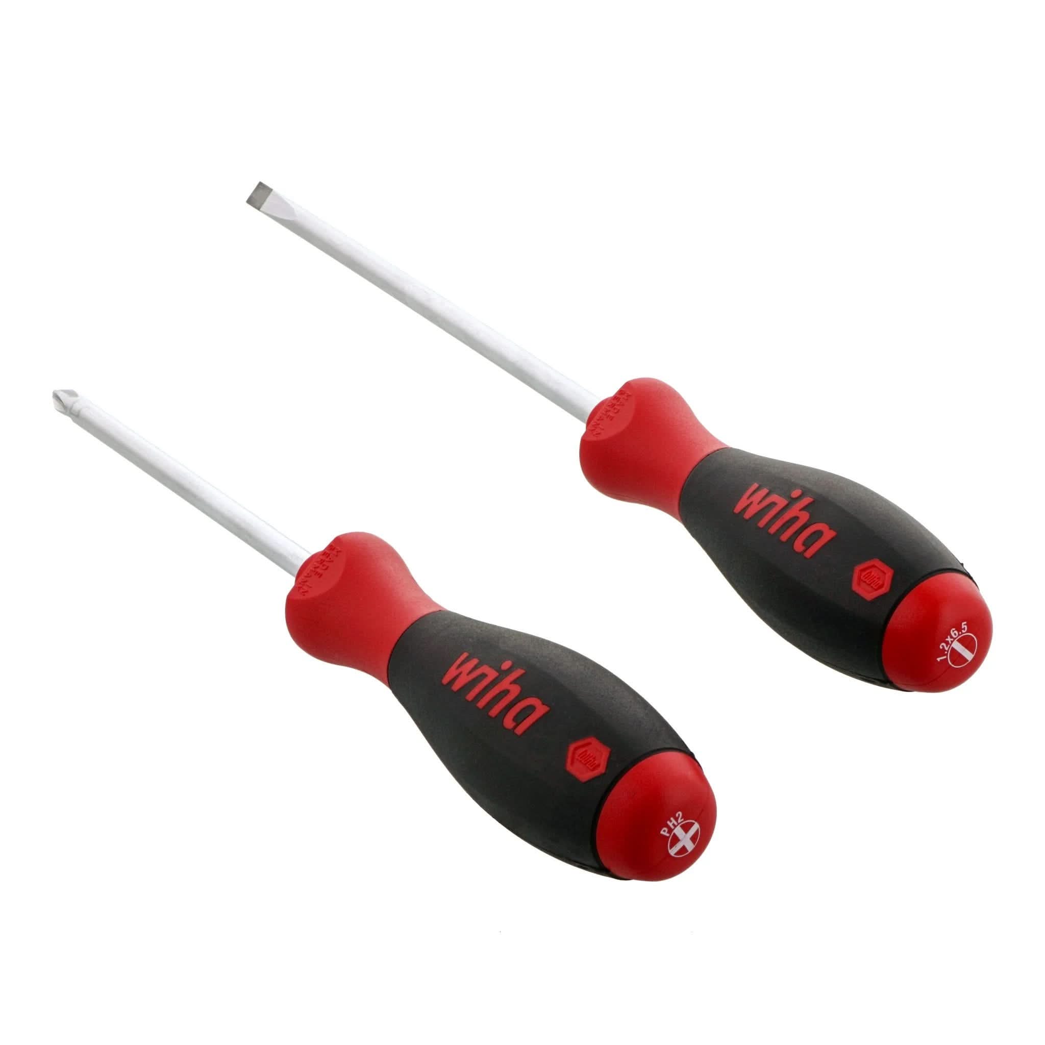 Wiha 30279 2-Piece SoftFinish Screwdriver Set