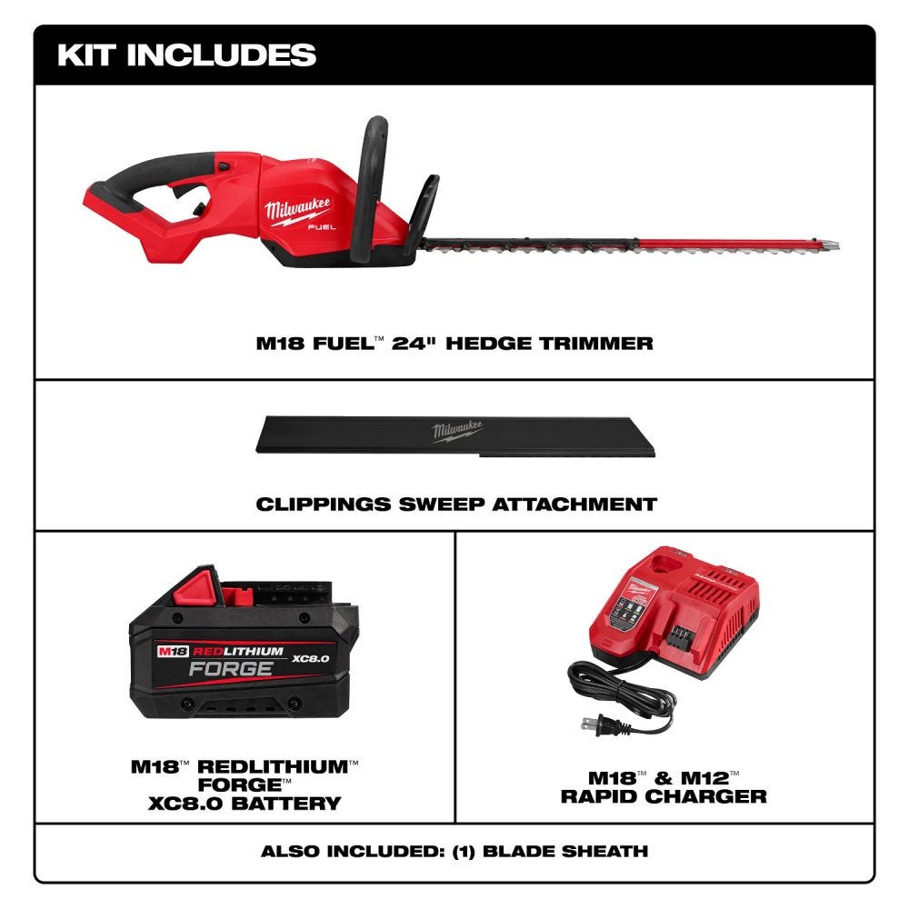 Milwaukee 3033-21 M18 FUEL 24" Hedge Trimmer Kit