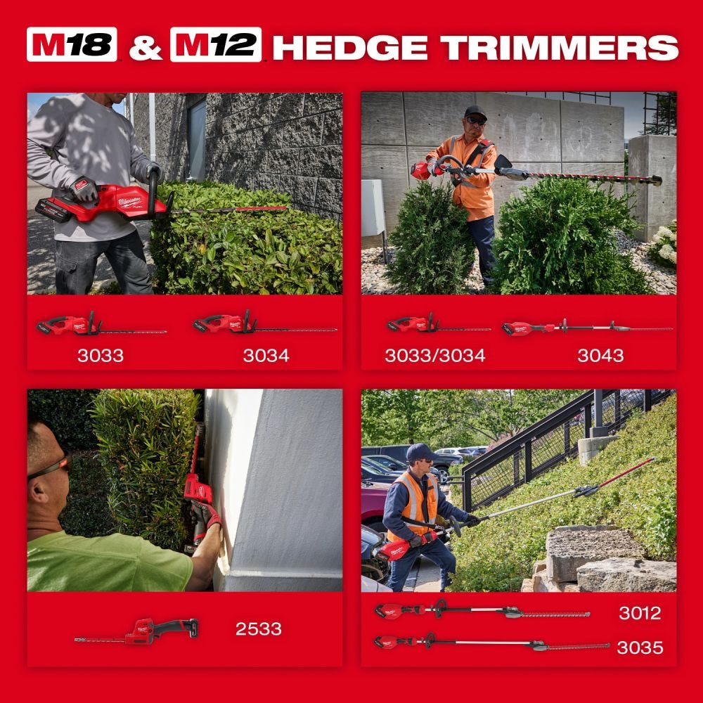 Milwaukee 3034-21 M18 FUEL 30" Hedge Trimmer Kit