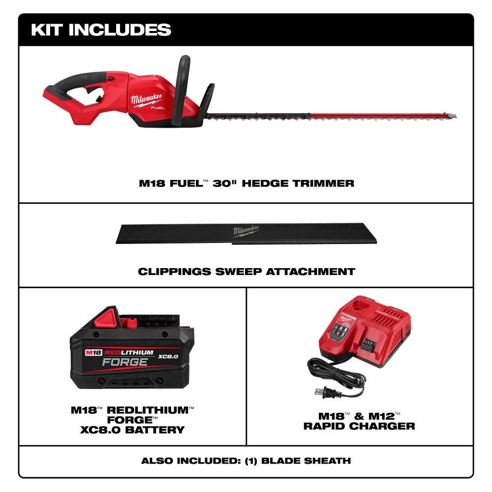 Milwaukee 3034-21 M18 FUEL 30" Hedge Trimmer Kit
