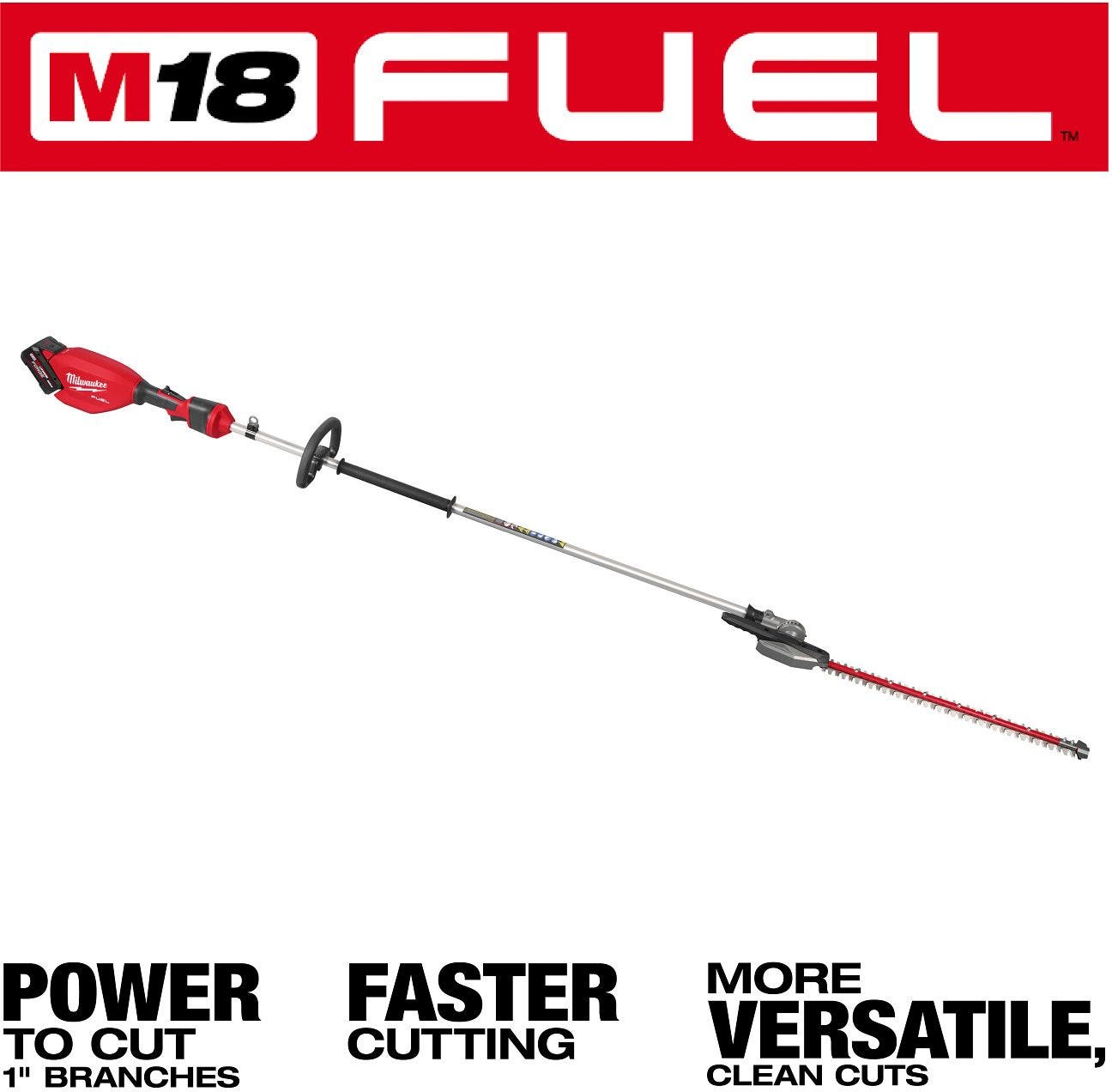 Milwaukee 3035-21 M18 FUEL Extended Pole Articulating Hedge Trimmer 8.0Ah Kit