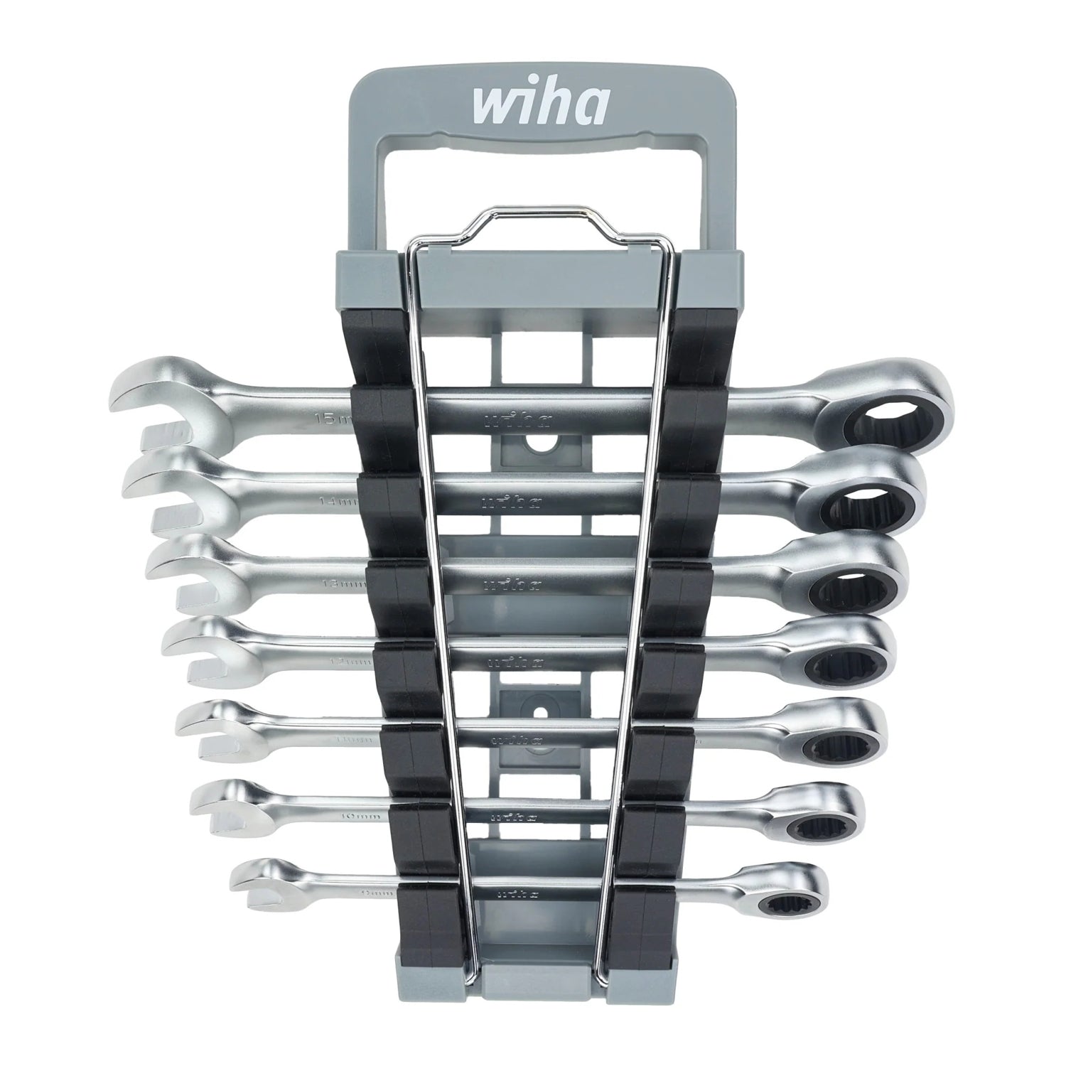 Wiha 30390 7-Piece Metric Combination Ratchet Wrench Set