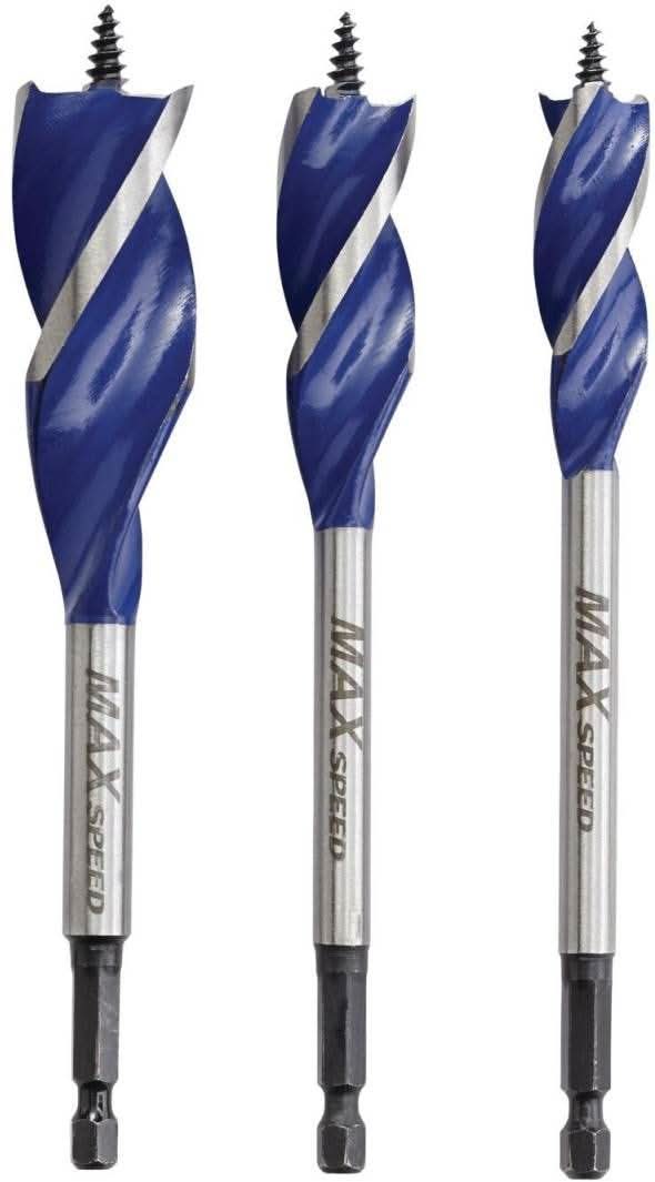 Irwin 3041003 Speedbor MAX Speed Bit Sets 3 Piece Set