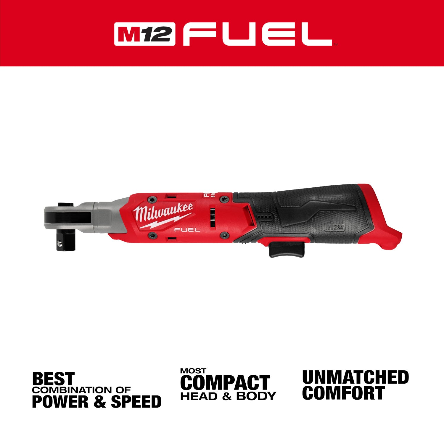Milwaukee 3054-20 M12 FUEL Brushless 1/2-in. Ratchet, Tool Only