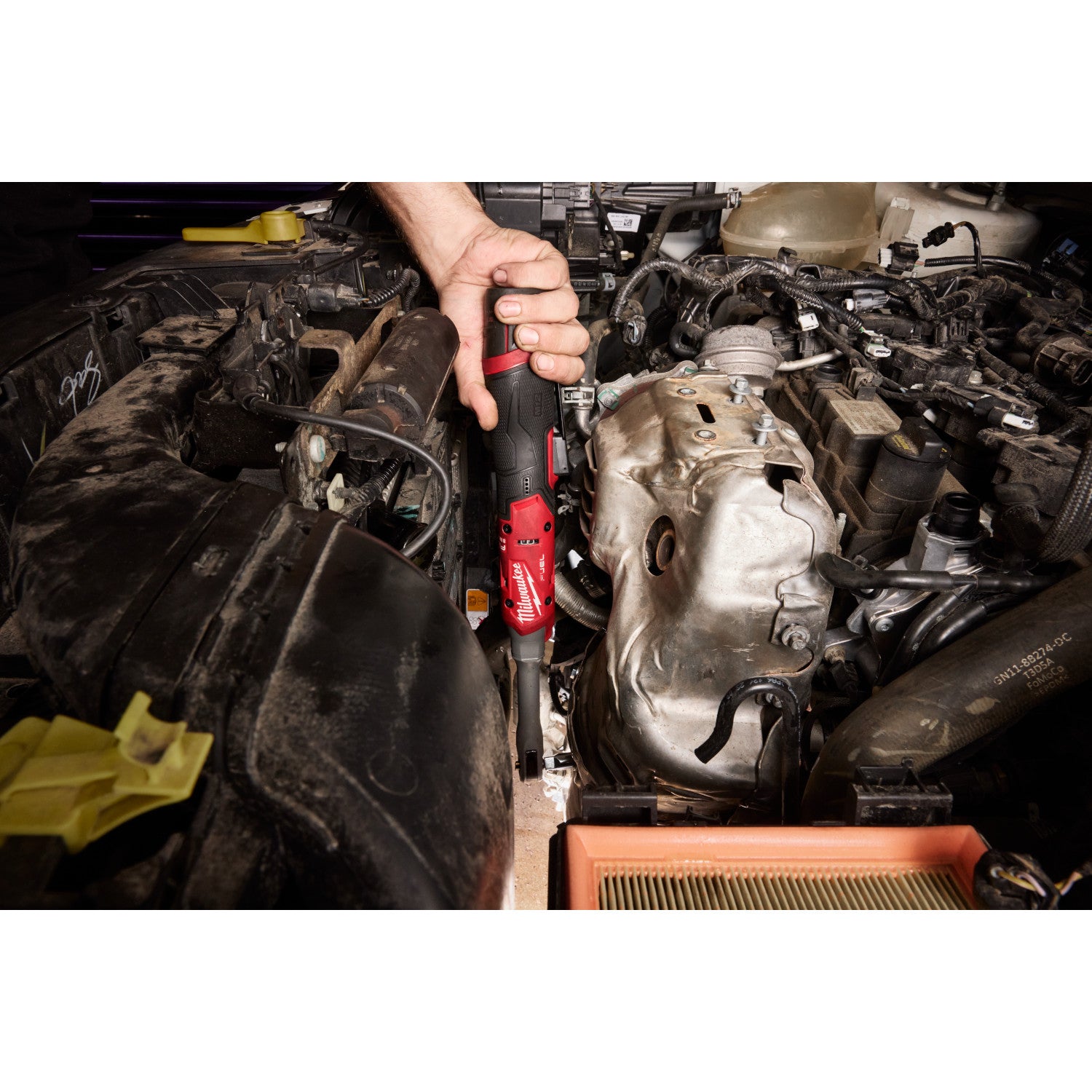 Milwaukee M12 FUEL 1/4-in. Extended Reach Ratchet (3058-20)