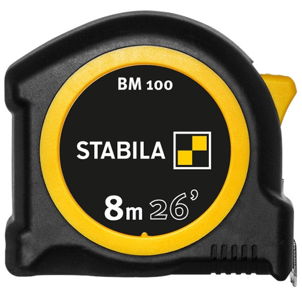 Stabila 30826 BM 100 Inch/MM Scale 26 ft./8m Tape Measure