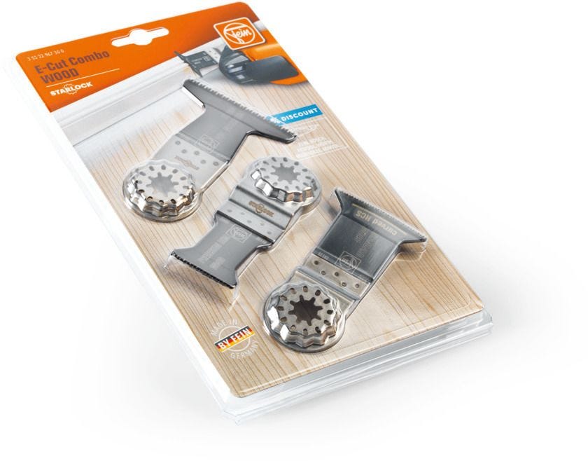 Fein 35222967300 E-Cut Combo Starlock WOOD - Oscillating Multi-Tool Accessories