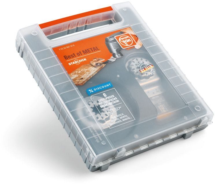 Fein 35222967270 Best of E-Cut Starlock METAL Set - Oscillating Multi-Tool Accessories