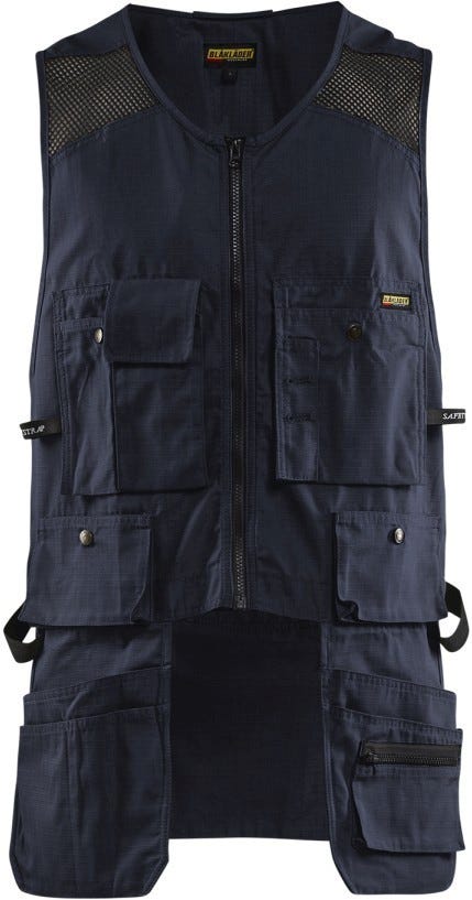 Blaklader 31151330 Ripstop Kangaroo Mesh Vest, Navy Blue