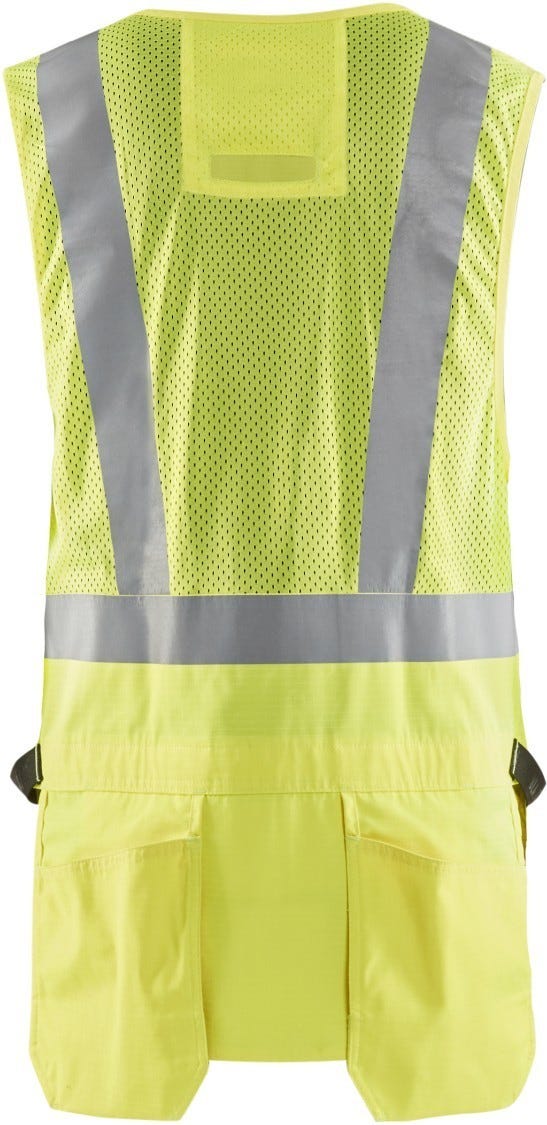 Blaklader 31271831 Hi-Vis Ripstop Utility Vest, Yellow