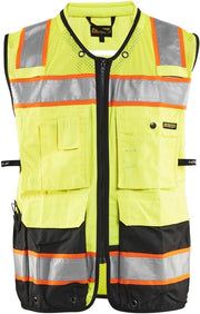 Blaklader 31321831 Hi-Vis Surveyor's Vest, High-Visibility Yellow / Black