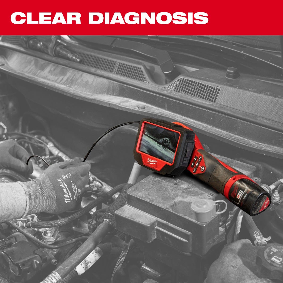 Milwaukee 3150-20 M12 Auto Technician Borescope, Tool Only