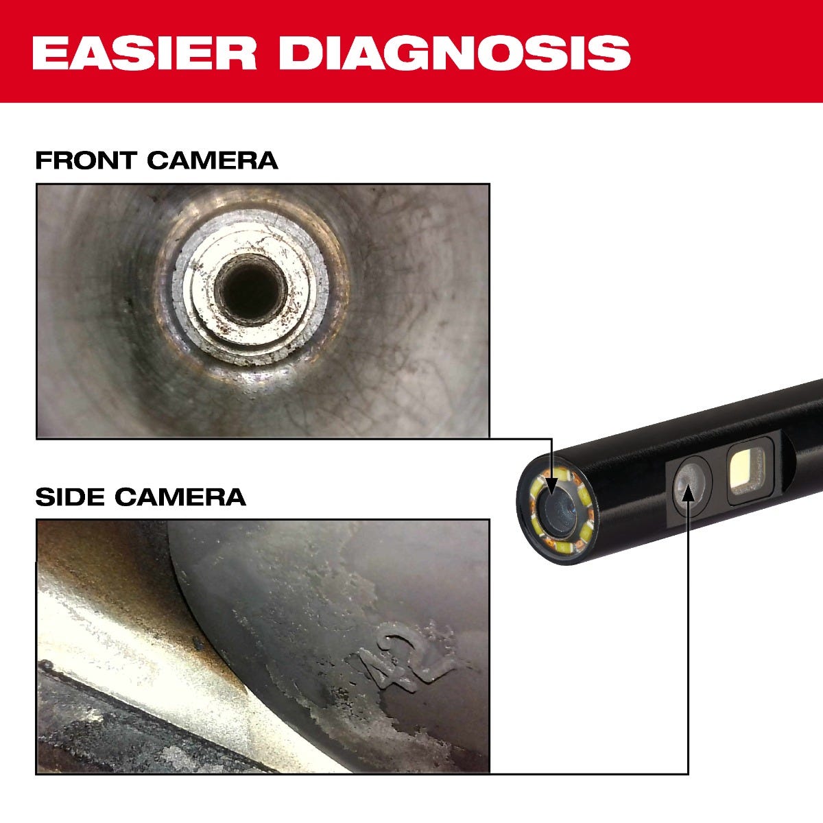 Milwaukee 3150-20 M12 Auto Technician Borescope, Tool Only
