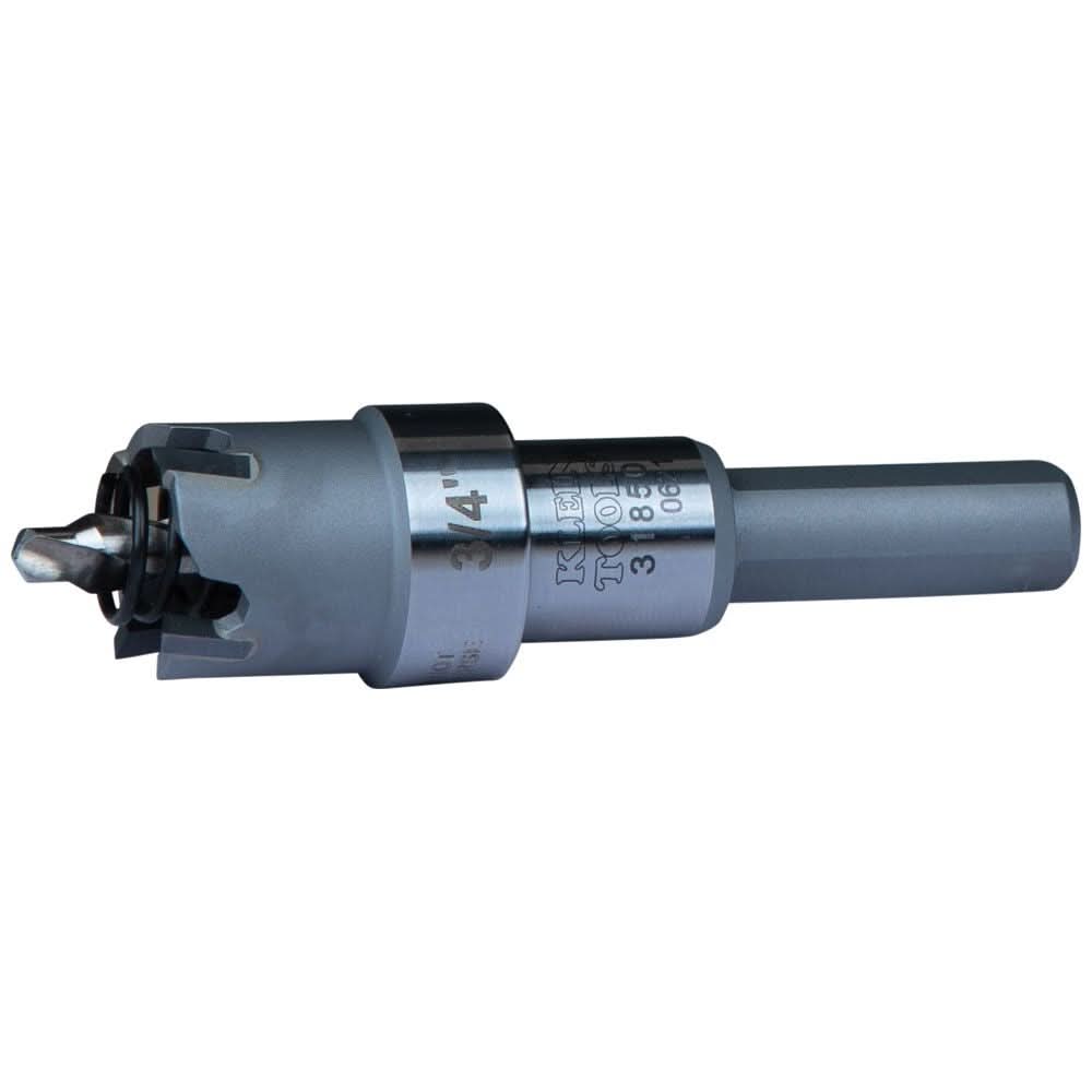Klein Tools 31850 3/4-Inch Carbide Hole Cutter, to 3/16-Inch Sheets