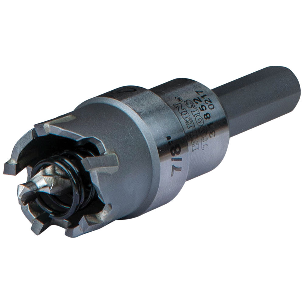 Klein carbide hole cutter angle view
