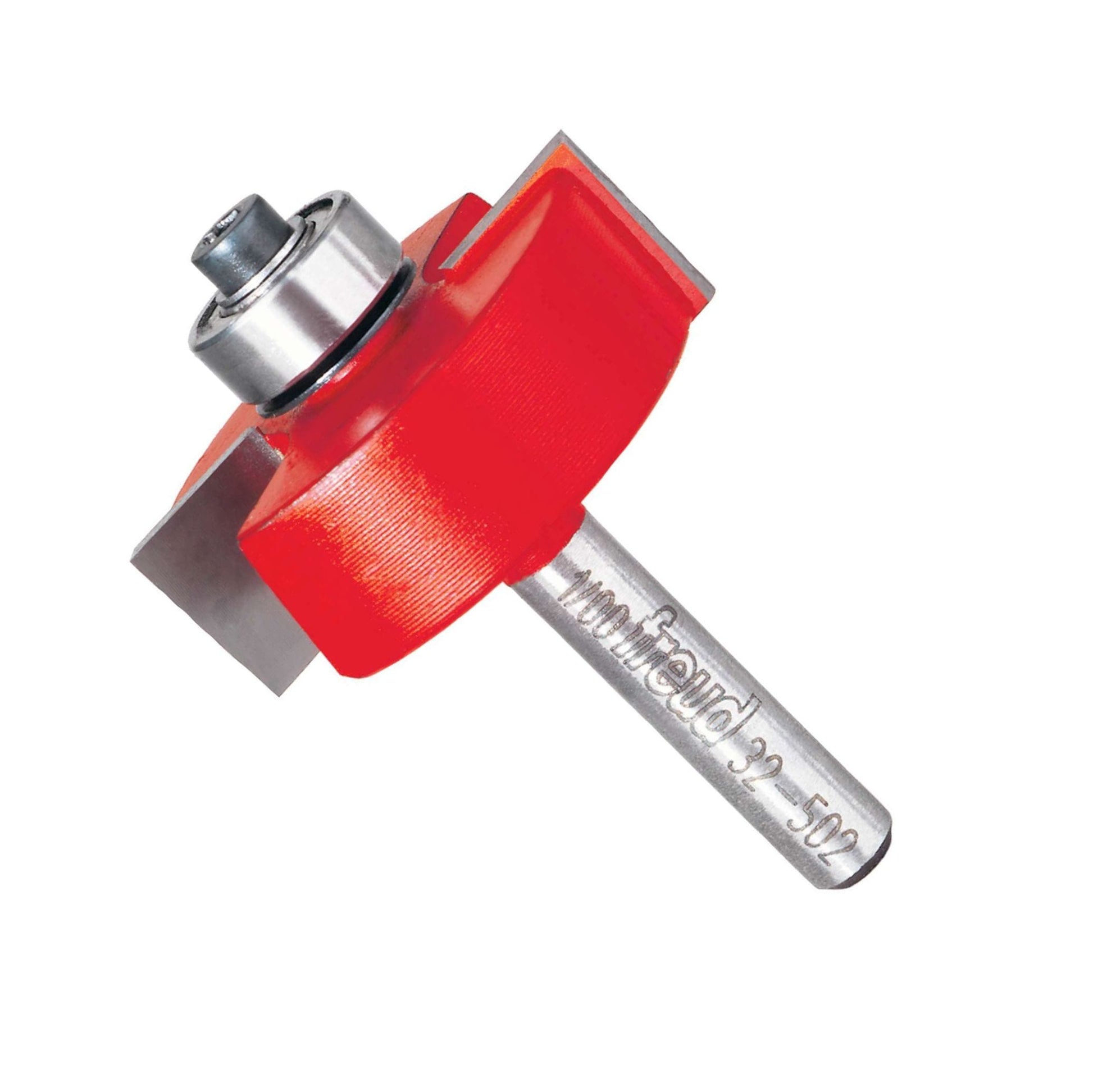 Freud 32-502 5/16",3/8",7/16",1/2-Inch Depth Rabbeting Router Bit with Bearings