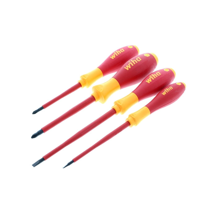 Wiha 32090 4-Piece Insulated SoftFinish Screwdriver Set